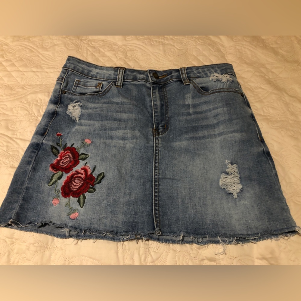 Angel kiss🌸 Jean mini skirt